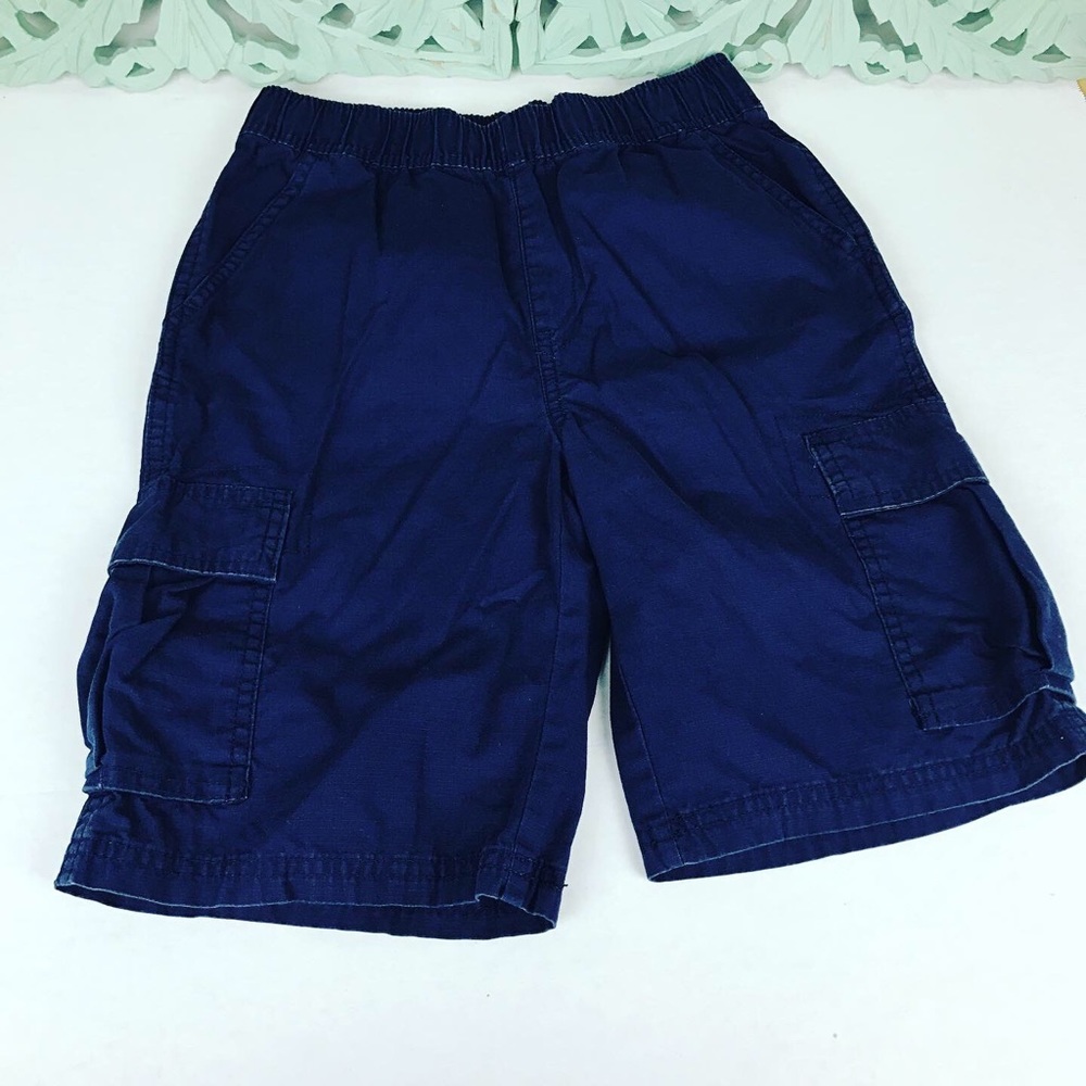PLACE Boys Navy Blue Cargo Shorts Pants  Sz 12